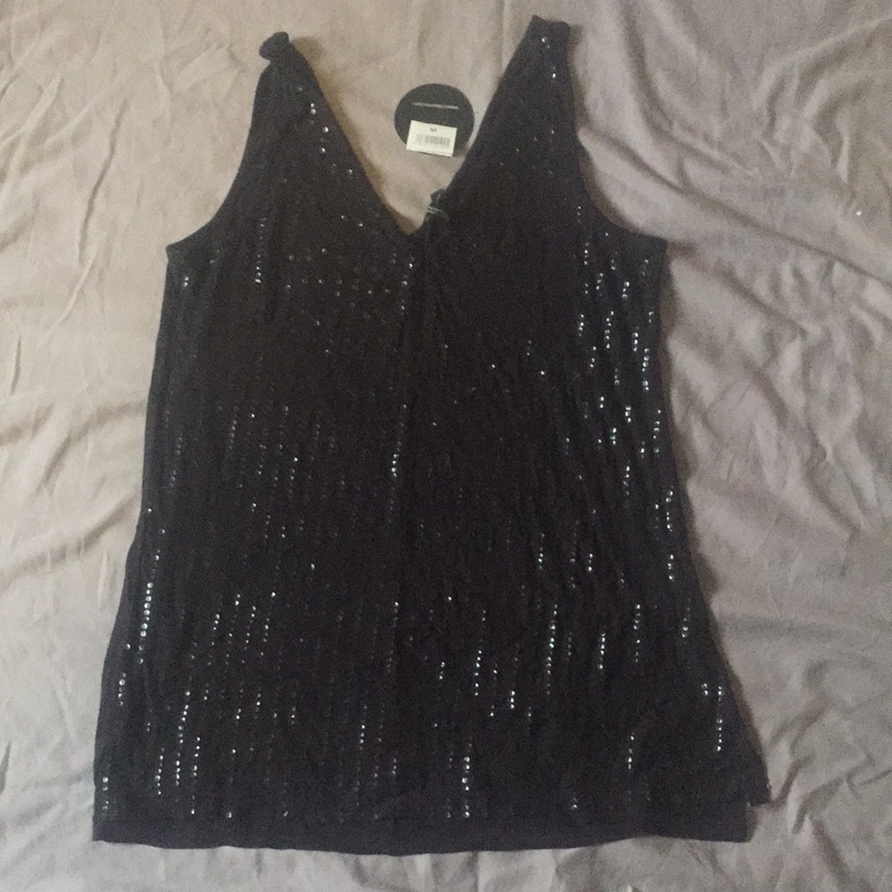 Sequin front tank